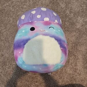 Squishmallows 16 inch Unai the Mushroom Galaxy Purple 2023 Kellytoy plush